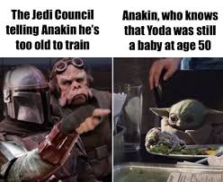 While technically the story takes place after return of the jedi where yoda dies, this adorable little guy will forever be baby yoda to. 90 Best Baby Yoda Memes Buzzfeed