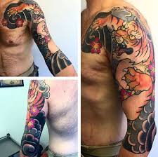 So whether you're looking for a japanese sleeve, back, chest, forearm, leg, shoulder, or hand tattoo, there is awesome artwork that fits your body and style. 60 Japanese Half Sleeve Tattoos For Men Manly Design Ideas