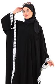 Ferrace By Arzu Ergen Puanli Ferace Ar032 1 Siyah Beyaz Ala Tesettur Tesettur Giyim Modasina Yon Veren Tasarimlar Moda Moda Stilleri Giyim