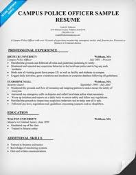 When you create a resume and cover letter, specific word choices help your resume stand out from the competition. Resume Example For Police Officer