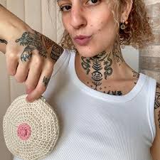 Boob Purse pattern by Wovenbeyond