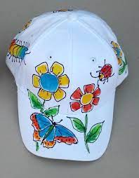 Pretty Posies Baseball Cap For Women And Kids Painted Hats Baseball Cap Caps For Women