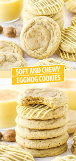 Eggnog Cookies Soft Chewy 20 Minute Cookie Recipe Recipe Eggnog Cookies Cookie Recipes Soft Cookie