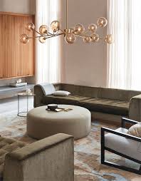 The Beacon Lighting Orion 15 Light Pendant In Brass With Amber Glass Dining Room Lighting Dining Lighting Dining Pendant Light