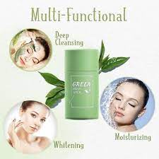 Green Tea Eggplant Purifying Clay Stick Mask Trendy Seal In 2021 Clear Skin Tips Green Tea Natural Hair Removal