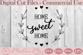 Hand painted cloud sweet home phrase svg art word. Home Sign Home Sweet Home Graphic By Madison Mae Designs Creative Fabrica