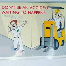 Here S A Less Seen Forklift Versus Pedestrian Safety Poster Forklift Safety Safety Posters Health And Safety Poster