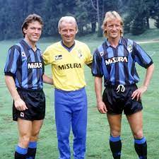 After another disappointing season, inter retained giovanni trapattoni and acquired german footballers: Classic Football Shirts On Twitter Il Trap With Lothar Matthaus And Andreas Brehme At Inter Milan 1988 89