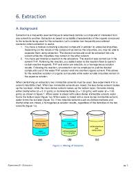 Pdf Experiment 8 Extraction Pg 1 6 Extraction Elif