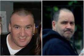 Police remain at the scene of a shooting in Stepps, near Glasgow