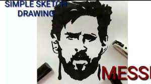 Easy Marker Drawing Messi Youtube Hd wallpapers and background images.