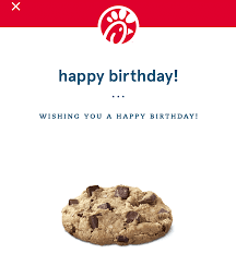 Add to tracking add to compare create recipe add to my foods. Free Chick Fil A Birthday Freebie Hey It S Free