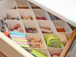 Drawer liner (i use this one) binning strips (you can get them on amazon) wood slats; Easy Stylish And Functional Diy Drawer Dividers Diy Network Blog Made Remade Diy
