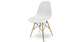 Der Dsw Eames Stuhl In Weiss Klassisch Schick Und Gunstig Dsw Stuhl Stuhle Und Weisse Stuhle