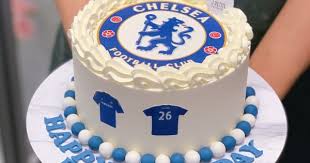 Birthday cake customization in new jersey. Chelsea Soccer Club Themed Cake