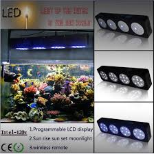 China Gs Znet4 120w Led Aquarium Light Saltwater Aquarium Fish Tank Programmable Time Marine Coral Reef Grow Light China Programmable Led Aquarium Lamp Led Reef Light