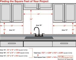 To find square feet, multiply the length measurement in feet by the width measurement in feet. Decor Hacks How Many Square Feet Of Backsplash Do You Need Decor Object Your Daily Dose Of Best Home Decorating Ideas Interior Design Inspiration
