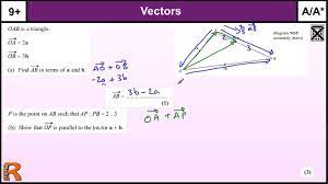 Vector Geometry Gcse Maths Higher Revision Exam Paper Practice Help Gcse Math Education Math Exam Papers