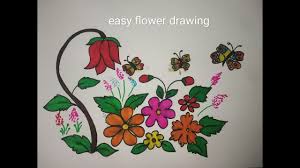 Easy Flower Design For Kids How To Draw Easy Flower Drawing Youtube Want a design with a slightly larger head proportion for the cute factor.