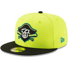 Bradenton Barbanegras New Era Copa De La Diversion 59fifty Team Fitted Hat Neon Green Black Hats Cap Fitted Hats