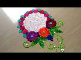 Beautiful And Awesome Unique Rangoli Designs Easy Simple Method Rangoli Designs By Jyoti Rathod Rangoli Designs Flower Easy Rangoli Designs Rangoli Designs