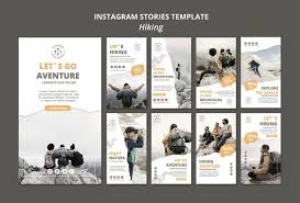 Download Download Hiking Instagram Stories Template For Free In 2020 Instagram Story Template Instagram Story Social Media Template PSD Mockup Templates