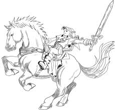These are for personal use only. How To Draw Epona And Link From The Legend Of Zelda In Illustrated Steps Page 4 Of 4 How To Draw Step By Step Drawing Tutorials Legend Of Zelda Cute Coloring Pages Drawings