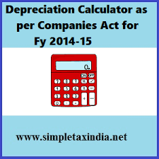 Depreciation Chart As Per Companies Act 2013 Simple Tax India