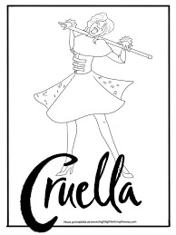 See more ideas about coloring pages, adult coloring pages, halloween coloring. Cruella And Artie Coloring Pages Inspired By Emma Stone