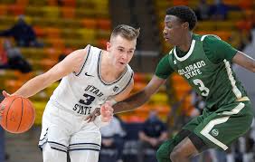 When the ncaa men's basketball tournament bracket was released on sunday night, march madness, for a fleeting moment, felt normal. Utah State Men S Basketball Beats Colorado State 83 64 Wins 11th Straight Game