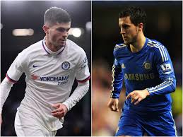 Maurizio sarri has told eden hazard he can score 40 goals a season — if he stays out of his own half. Christian Pulisic S Debut Season At Chelsea Better Than Eden Hazard S