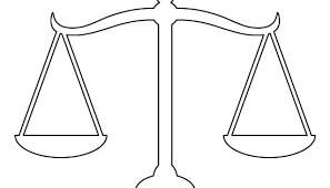 Printable Scales Of Justice Template Justice Scale Law School Graduation Law School Graduation Party