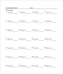 The answer worksheet will show the progression of. 10 Multiplying Fractions Worksheet Templates Pdf Free Premium Templates