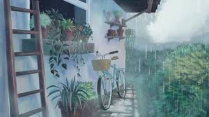 Silent Rain 1 Photographic Print By Mienar In 2020 Anime Scenery Wallpaper Anime Scenery Aesthetic Art
