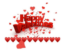 Happy Animated Valentines Day 3d Cute Hearts GIF | GIFDB.com