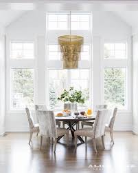 With an elegantly tailored look, vignette ® modern roman shades have no exposed cords for a clean, crisp appearance. Dining Room With Lots Of Windows Design Ideas