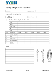 Falls are a major cause of injury and death in ontario workplaces. Equipment Check List