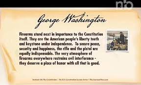It appears there is some question on the authenticity of this particular quote. Institute On The Constitution Uses Fake George Washington Quote On Second Amendment Warren Throckmorton