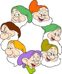 The dwarfs are protective about snow white. Your Coloring Pages 7 Dwarfs Happy