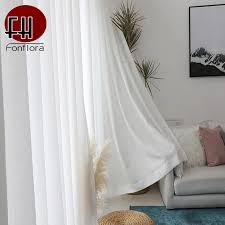 Jiaoxm tendine semitrasparenti tende in tulle di lino tende. Tende Di Tulle Spesse Bianche Solide Moderne Per Soggiorno Tende Trasparenti Camera Da Letto Velo Trattamenti Decorativi Per Finestre Tende Personalizzate Curtains Aliexpress