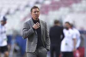 Julian nagelsmann · nagelsmann is thought to want to stay at hoffenheim despite arsenal's interest arteta in clear for arsenal as nagelsmann '100%' to stay at . Rb Leipzig Boss Julian Nagelsmann Dismisses Barcelona Speculation