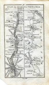 1778 Taylor Skinner Antique Ireland Road Map 91 92 Dublin Etsy County Kildare County Meath Maynooth