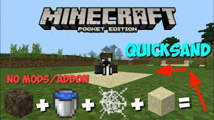 There are 7 quicksand options in the mod. How To Make Quicksand In Minecraft Pe No Mods Addon Minecraft Youtube