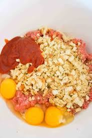 Meatloaf With Stuffing This Is Not Diet Food Stuffing Mix Recipes Meatloaf Recipes Food Network Beef Recipes Easy