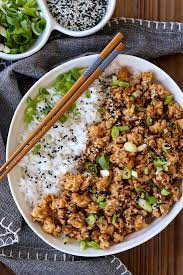 How to cook asparagus w ground chicken curry recipe. Sesame Ground Chicken Easy Dinner Recipe Mantitlement