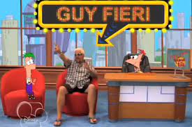 Phineas and ferb interview celebrities. Watch Guy Fieri On Phineas And Ferb A Kids Cartoon Eater