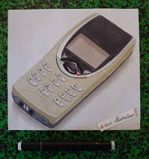 Released 1999 79g, 17.4mm thickness feature phone no card slot. Nokia 8210 By Dad Illustrations On Deviantart