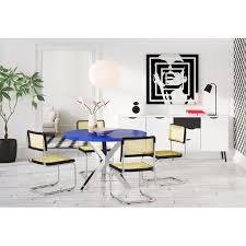 Find the dining room table and chair set that fits both your lifestyle and budget. Modern Contemporary Navy Blue Dining Table Allmodern