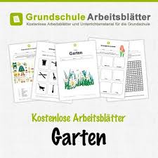 Kostenlose Arbeitsblatter Und Unterrichtsmaterial Fur Den Sachunterricht Zum Thema Garten In Der Grundschule Lernen Lesen Lernen Tipps Zum Lernen