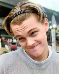 This is a picture of Leonardo DiCaprio from the 90s. All I see is Jamie  Tart.